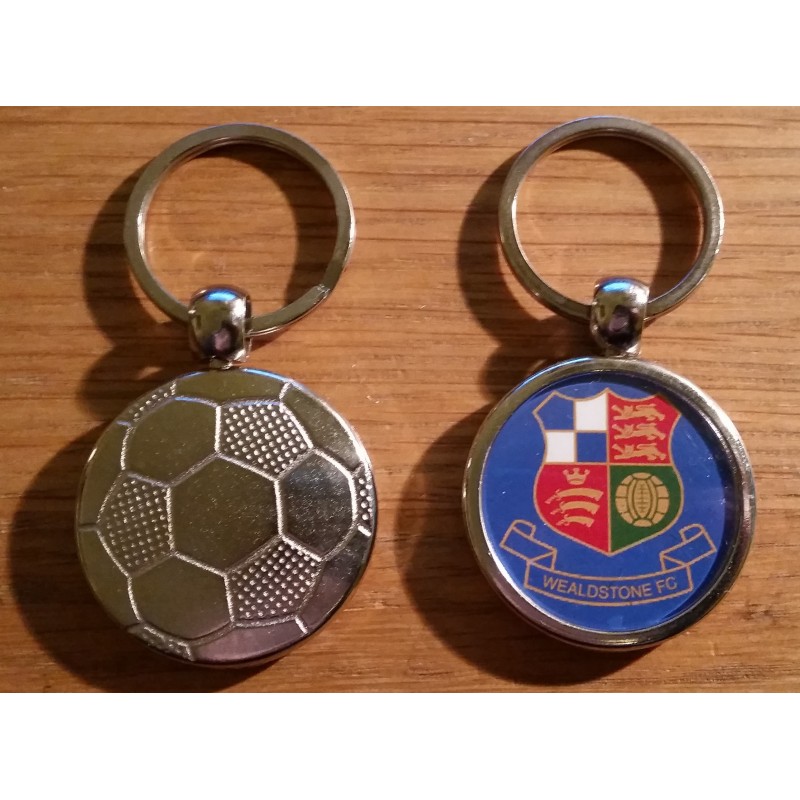Wealdstone Metal Football Keyring