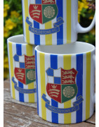 Wealdstone Red Blue & Navy Striped Mug