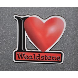 I Love Wealdstone Fridge Magnet