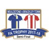 Billericay FA Trophy Quarter-Final match badge