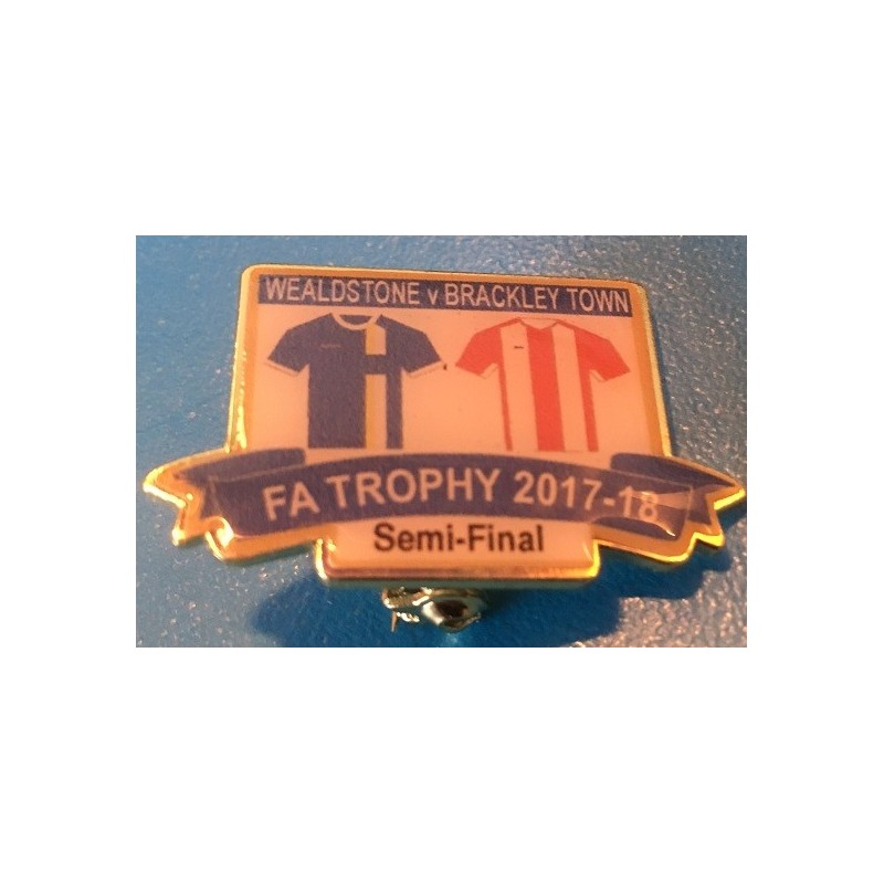 Brackley FA Trophy Semi-Final match badge