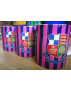 Wealdstone FC Pink & Navy Striped Mug