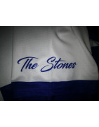Blue & White Quartered Polo Shirt