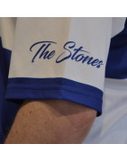 Blue & White Quartered Polo Shirt