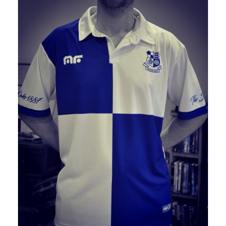 Blue & White Quartered Polo Shirt Blue & White Quartered Polo Shirt