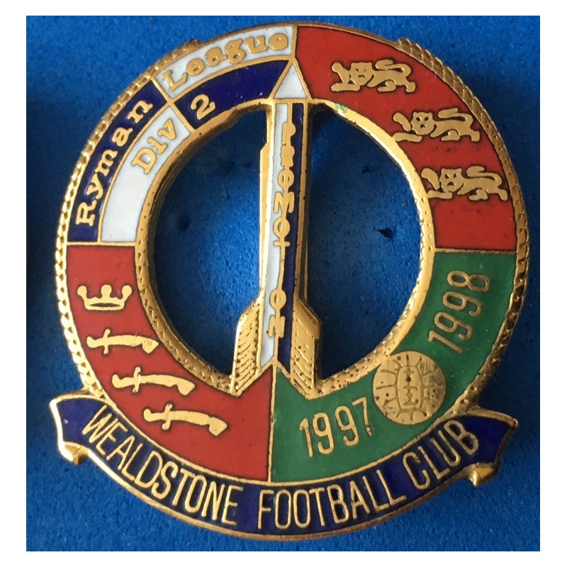 Wealdstone Promotion Ryman Div 2 1997-98 Wealdstone Promotion Ryman Div 2 1997-98