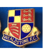 Wealdstone FC shield yellow and blue version