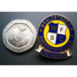 Wealdstone FCSC Life Members Badge
