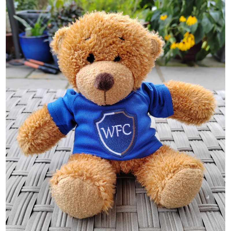 Wealdstone Small Teddy Bear - Blue Shirt WFC Badge