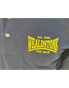 Wealdstone Established Black & Yellow Polo
