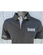 Black & Grey Contrast Established Polo