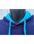 Navy / Hawaiian Blue Stones Hoodie