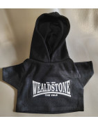 Wealdstone Hoodie 'Est' Teddy Bear - Black