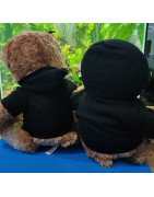 Wealdstone Hoodie 'Est' Teddy Bear - Black