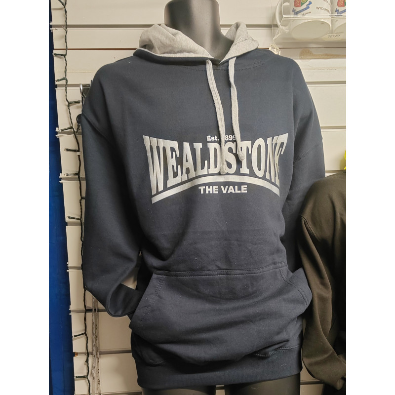 Wealdstone Navy & Grey Established Hoodie Wealdstone Navy & Grey Established Hoodie