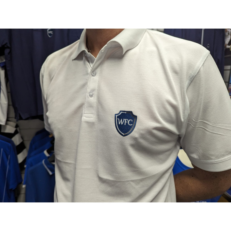 White WFC Polo Shirt White WFC Polo Shirt