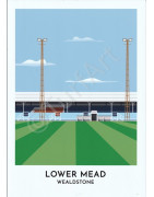 Lower Mead Print by Turf Art