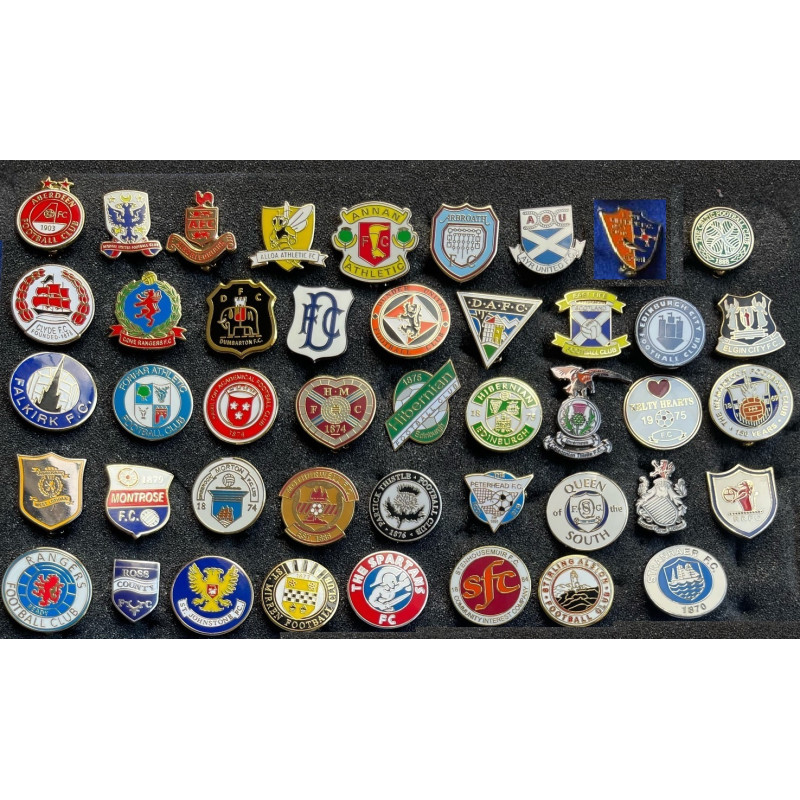 SCOTTISH LEAGUE CLUB BADGES 2025-2026