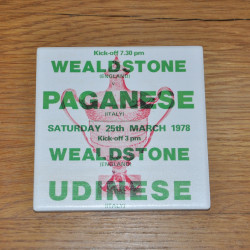 Anglo Italian Poster Ceramic Coaster