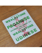 Anglo Italian Poster Ceramic Coaster