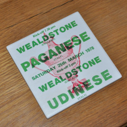 Anglo Italian Poster Ceramic Coaster