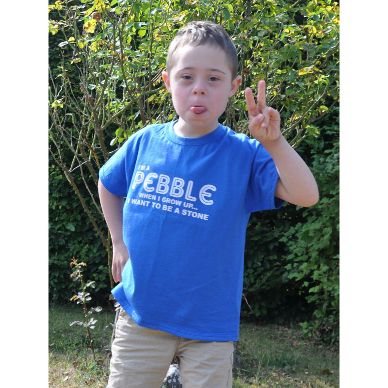 I'm a Pebble Blue T-Shirt (Boys)