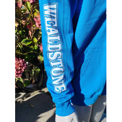 Wealdstone Sapphire & Grey Zipped Hoodie