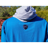 Wealdstone Sapphire & Grey Zipped Hoodie