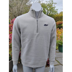 Grey Mist 1/4 Zip Stones Sweatshirt
