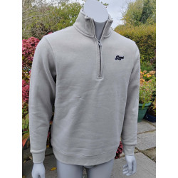 Grey Mist 1/4 Zip Stones Sweatshirt