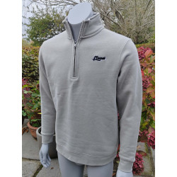 Grey Mist 1/4 Zip Stones Sweatshirt