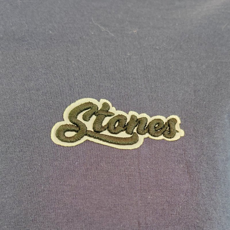 Stones Navy Ringer T-Shirt